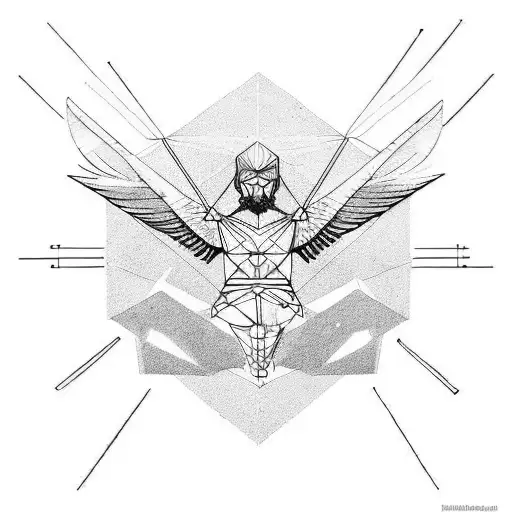 Geometric Interpretation Of The Myth Of Icarus And Daedalus