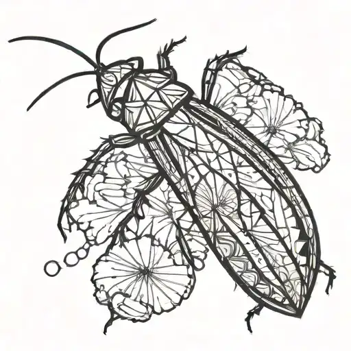 Cockroach Giving Birth To Dandelion Flower