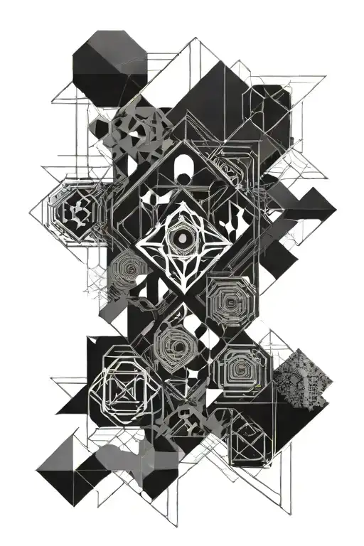 Black Geometric Design