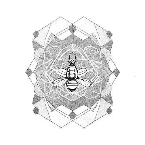 Succulents With Bees With Galaxy Inspiration