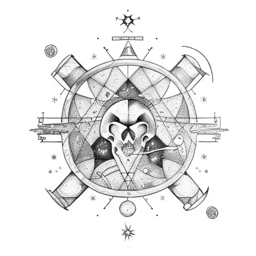 Draw The Constellation Of Aries Zodiac Combined With Death Of Father