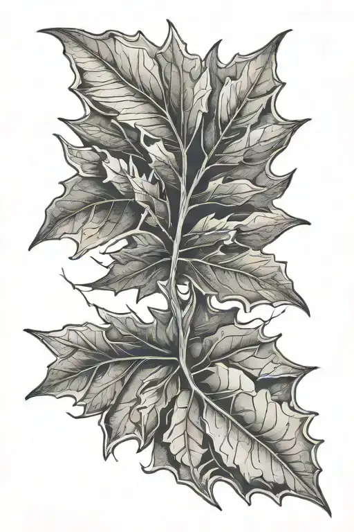 Oak Leaf And Acorn