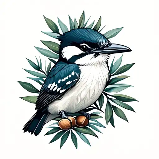 Kookaburra Eucalyptus Leaves And Gum Nuts