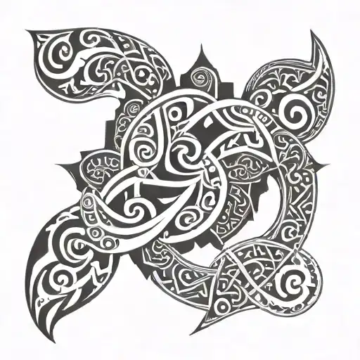 Maori With Christian Cross