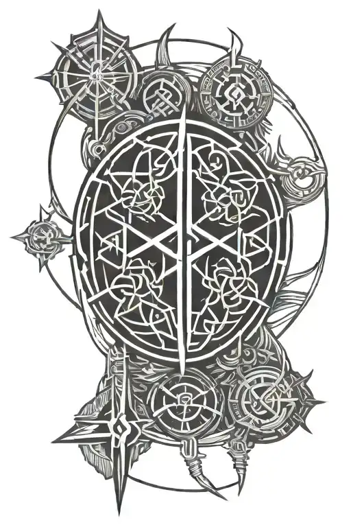 Viking Rune Circle