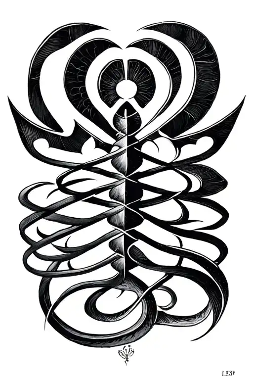 Cancer Symbol Incorporating Elements