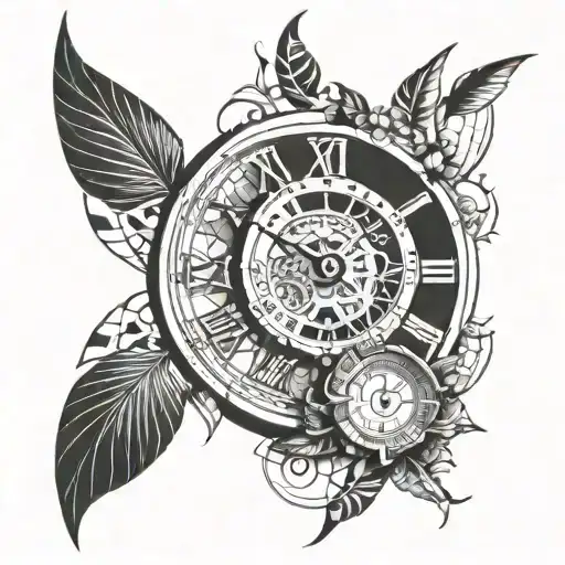 Clock With Dna And Luna