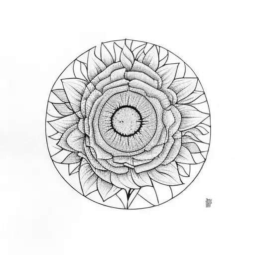 Forest And Sunflowers My Daughter