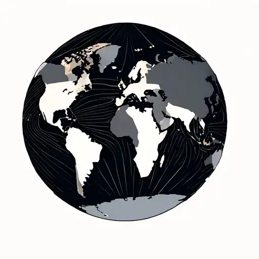 Travel A Round The World Map