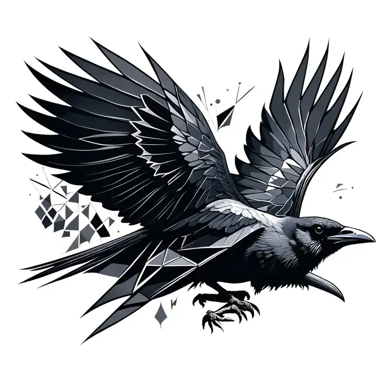 Crow Flying