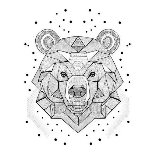 Bear Face And Besr Boddy In The Back