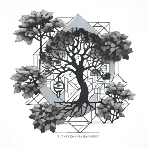 Tree With Dna Strand