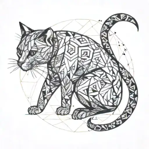 Cat With Tentacles Breaking A Heart