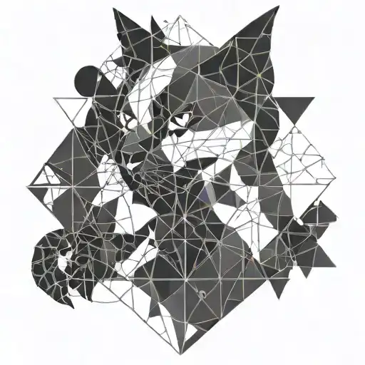 A Cat Scratching A Heart In Two