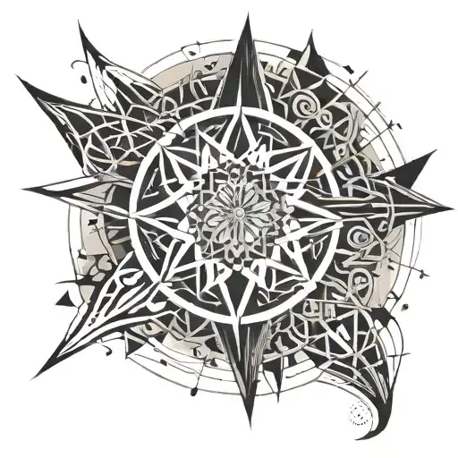 Music Notes Mandala