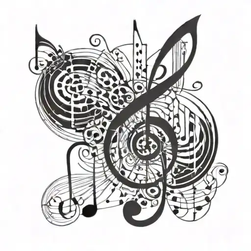 Music Notes Sleeve