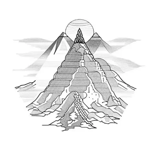 Ararat Mountain With Cedar Tree And Armenian Eternity Sign