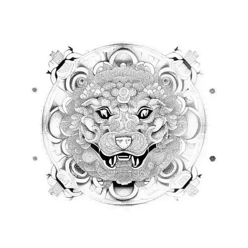 Foo Dog Com Mandala