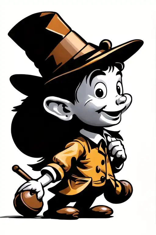 Jiminy Cricket As Pinocchio