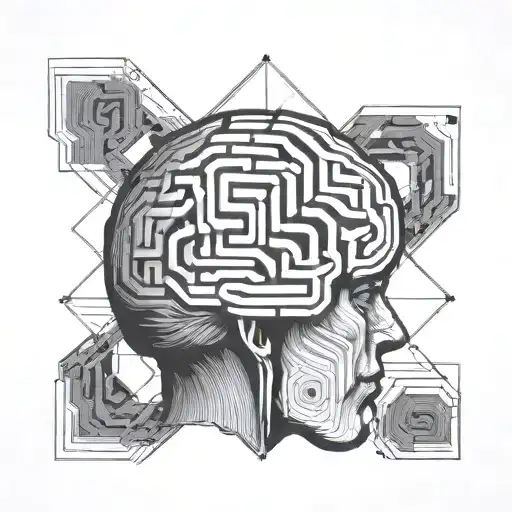 Overthinking Brain Stopped By Hand