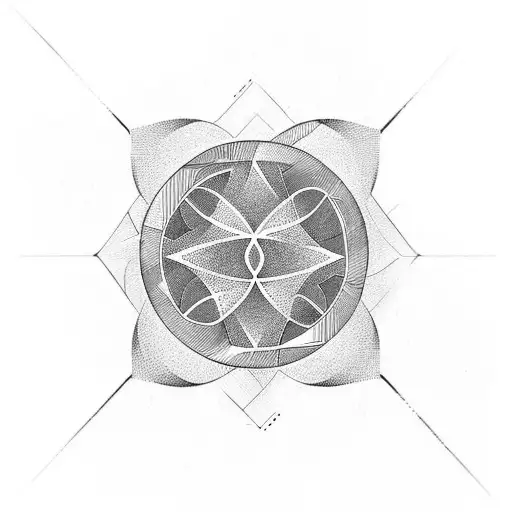 Uniqe Symbol With Lines Going From