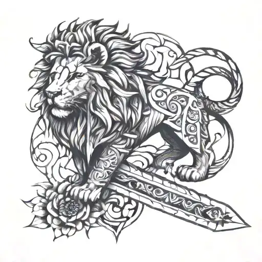 Lion Flower Edge Sword Going