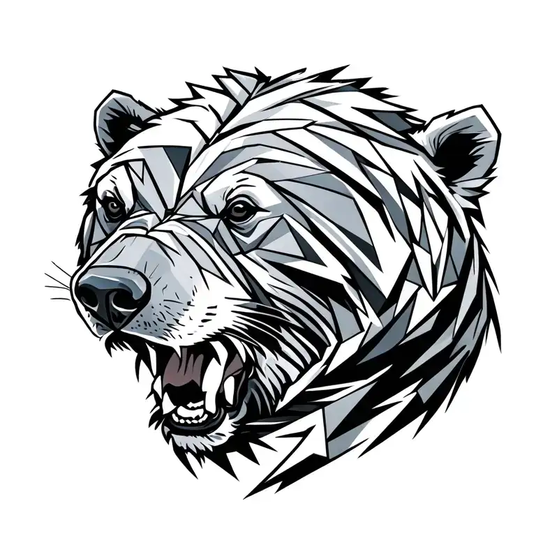 Aggressive Polar Bear