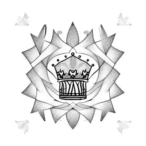 King's Crown And Brain