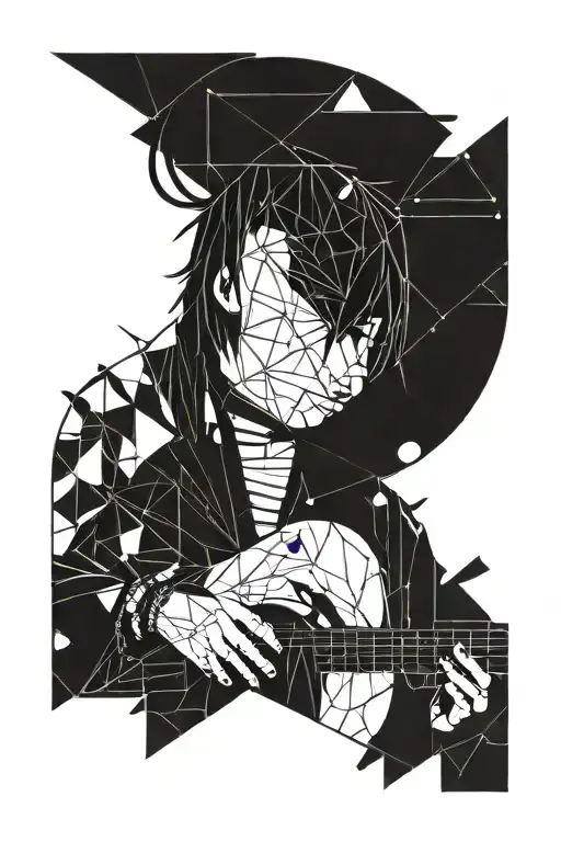 Emo Musician Playing