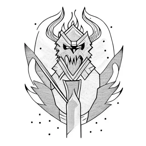 Bonfire With A Sword