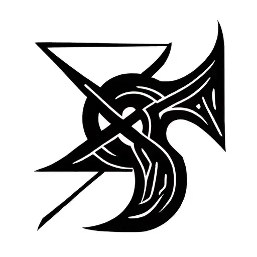 Triskell And Vig Visor Symbol