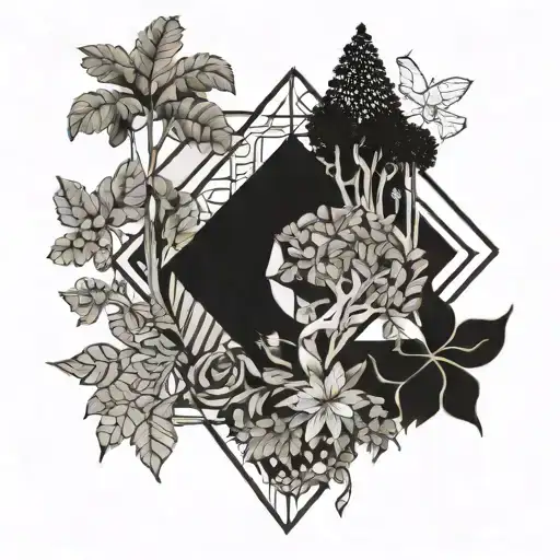 Garden Of Eden With Cherub