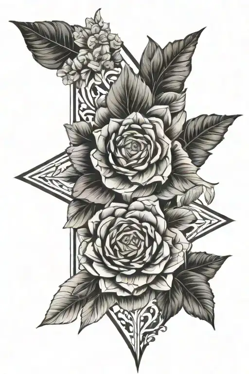 Greek Mythology And Floral Patterns