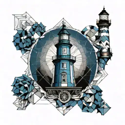Blue Lighthouse