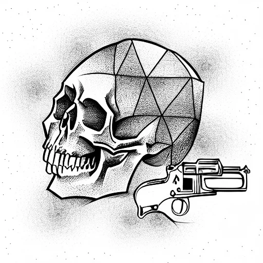 Skull And Gun