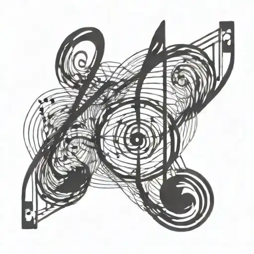 Music Note Intertwined