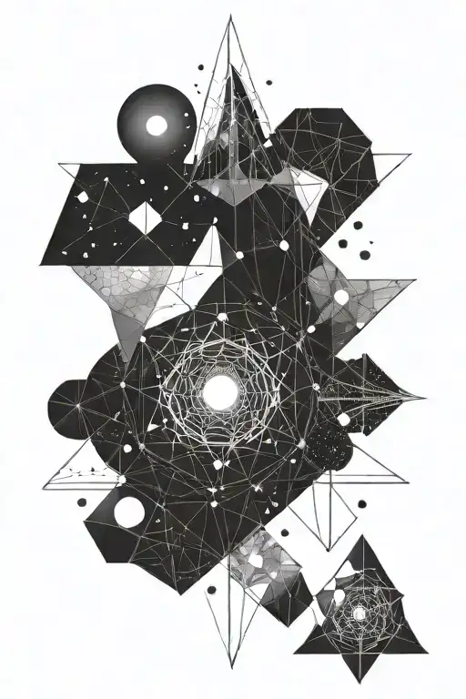 Abstract Tattoos Outer Space Liberation