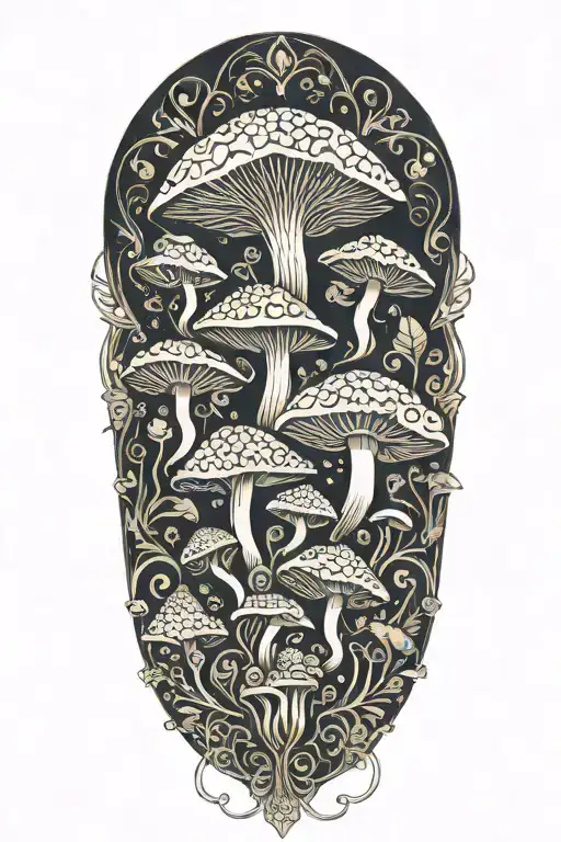 Mushrooms And Fractals