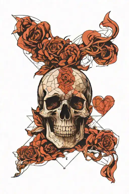 Anatomical Skull And Heart