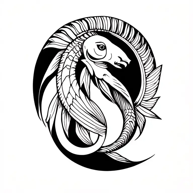 Capricorn And Coi Fish