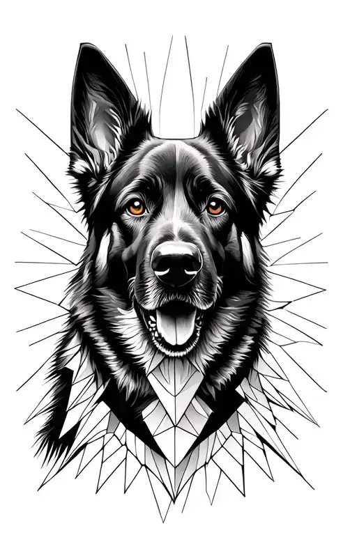 Black German Shepherd Dog