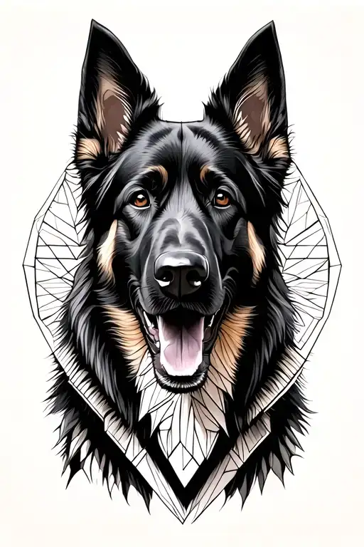Black German Shepherd Dog