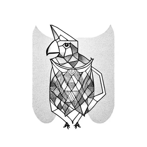 A Crow Drinks Wine From A Glass