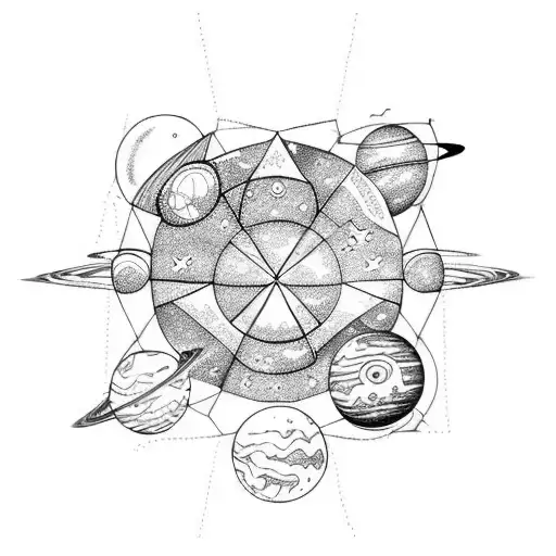 Planets And Zodiac Constellation