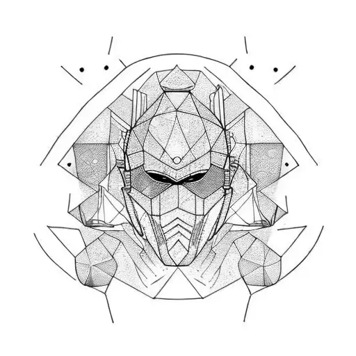 Face Mask Broken Into Pieces