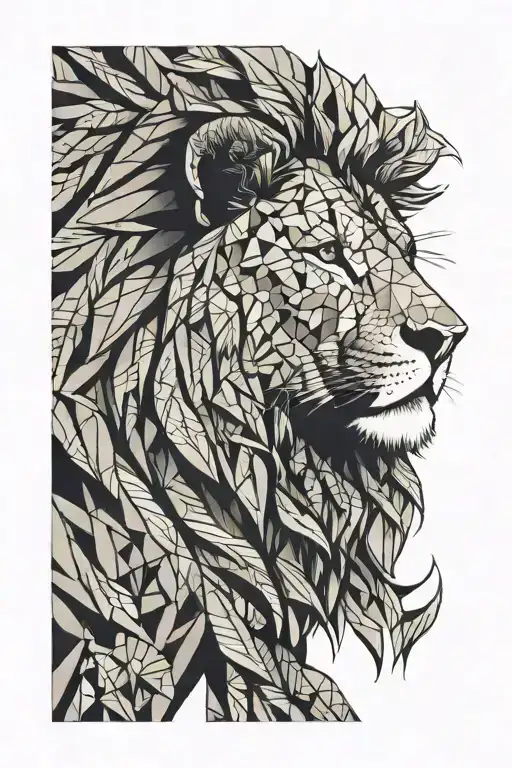 Lion Wearing