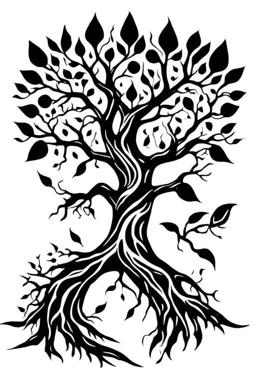 Strength Honour Resilience Growth Strength Family Tree