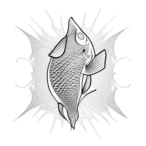 Fish Lineart