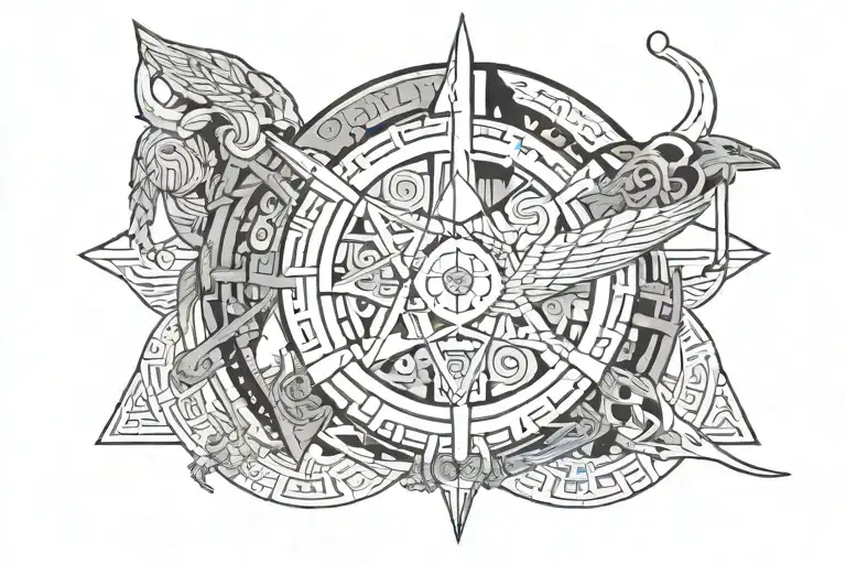 Norse And Egytian Mythology Combined