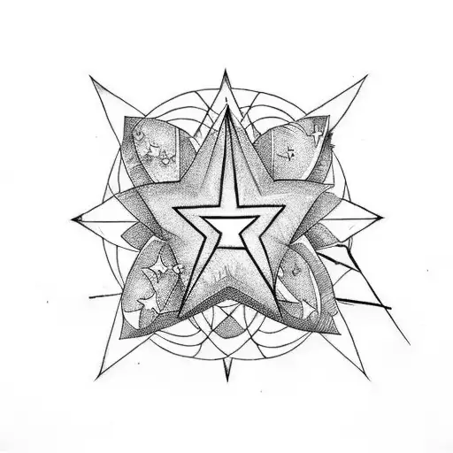 Falling Star With The Letter J